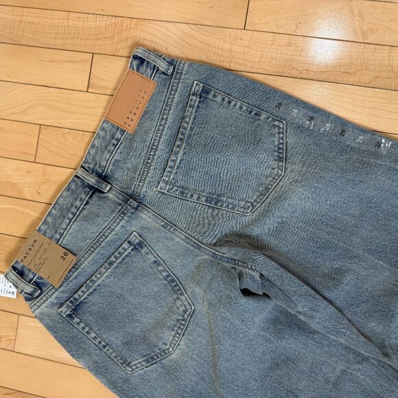 NEW Pacsun Casey Low Rise Baggy Jeans Medium Indigo Tint NWT Size 26 - Picture 9 of 16